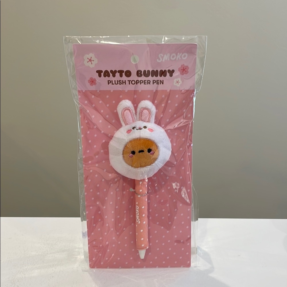 New Smoko Tayto Bunny Plush Topper Pen